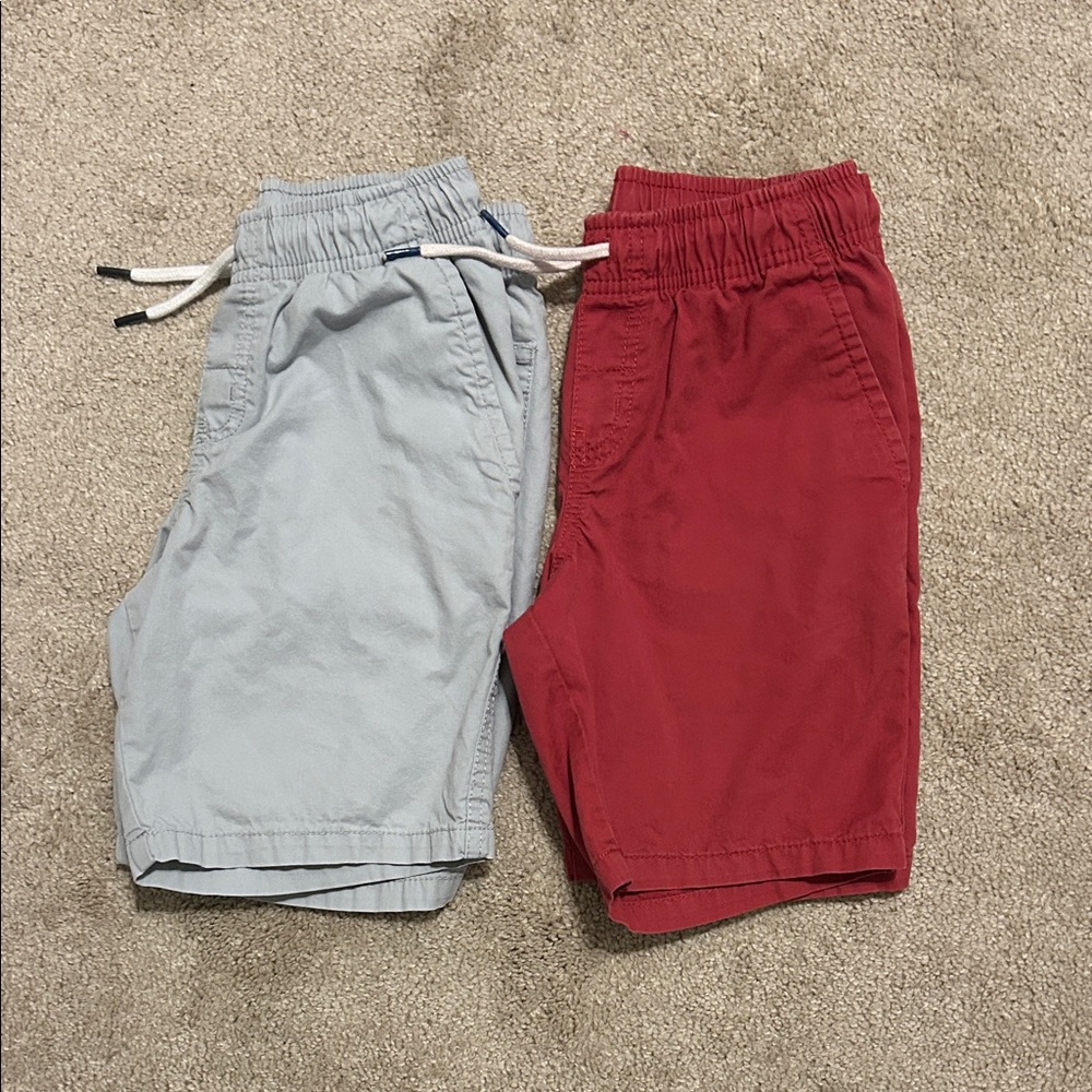 Cat & Jack Kids Shorts - Red and Light Gray